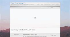 Desktop Screenshot of painfreesantafe.net